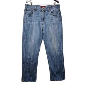 Lucky Brand 181 Relaxed Straight Leg Jeans Men's Size 38x34 Cotton Casual